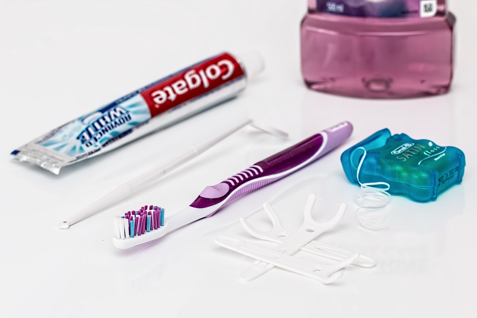Dental care products, toothbrush, dental floss and toothpaste