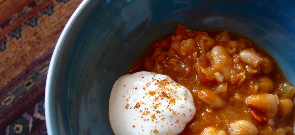 Vegetable moroccan Stew in a bowl