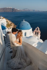 Gosia LLOC patient wedding picture in Greece