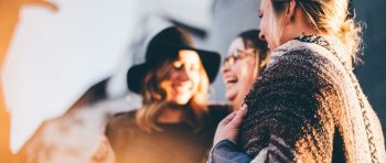 Group of women smiling